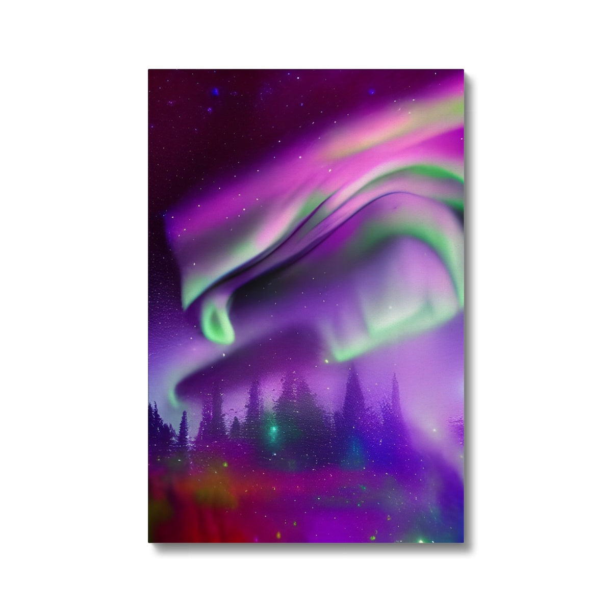 Aurora In A Sparkling Night Eco Canvas Prodigi