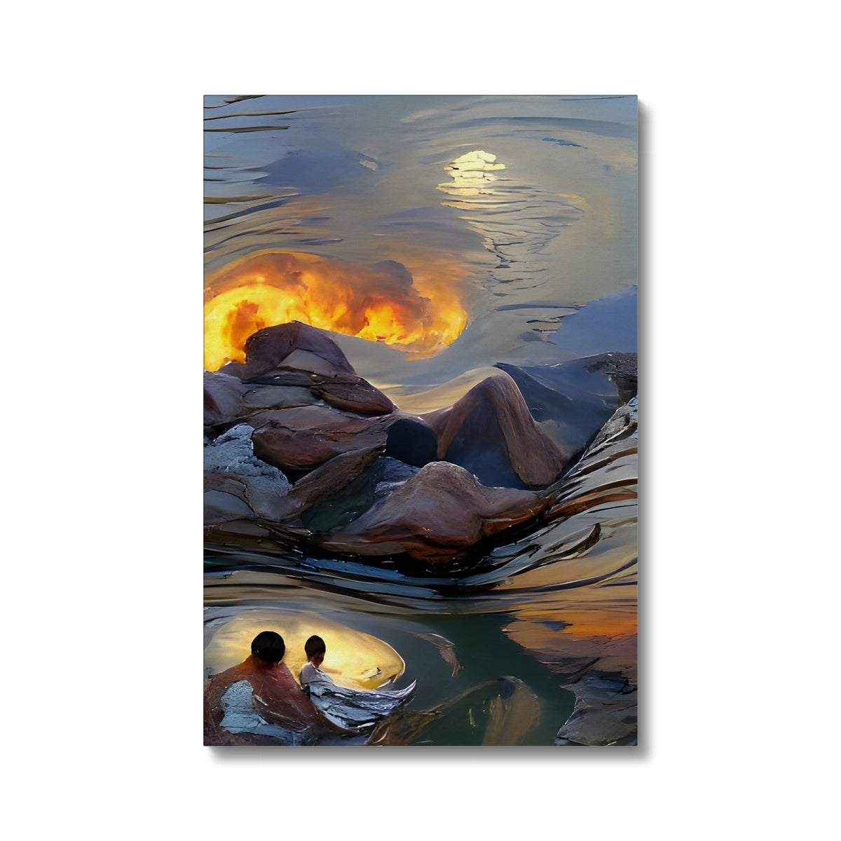 Mountains at Sunset Eco Canvas Prodigi