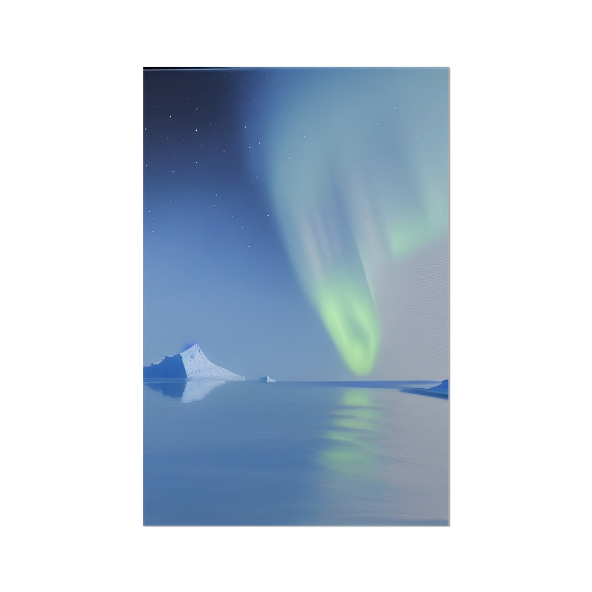 Aurora In A Ice World Fine Art Print Prodigi