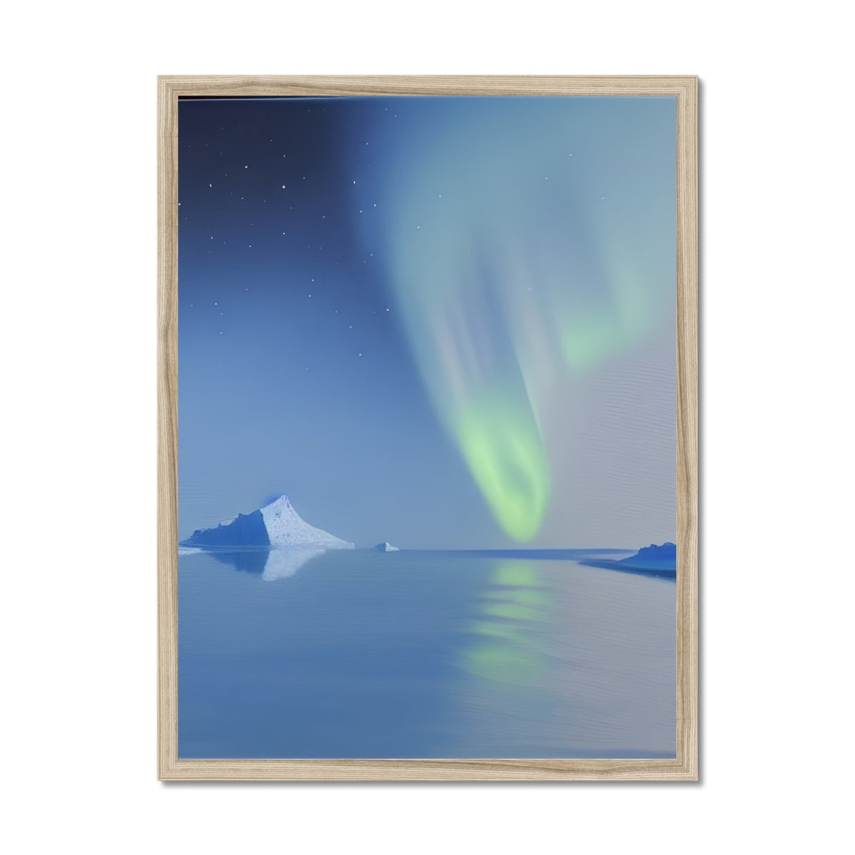 Aurora In A Ice World Framed Print Prodigi