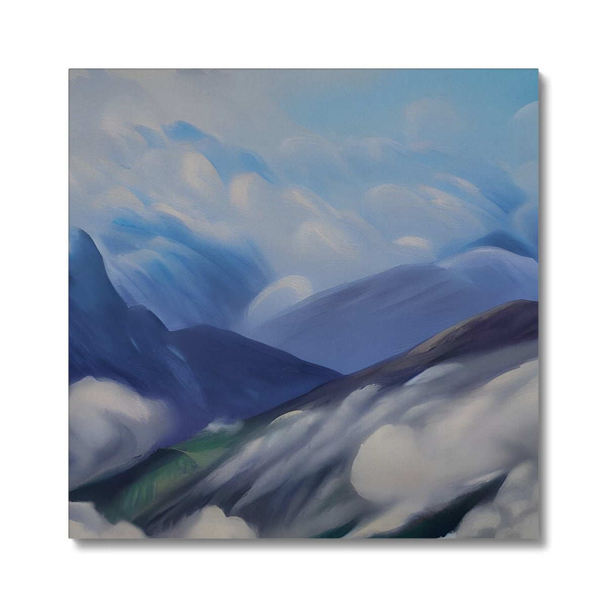 Cloudy Mountains Canvas Prodigi