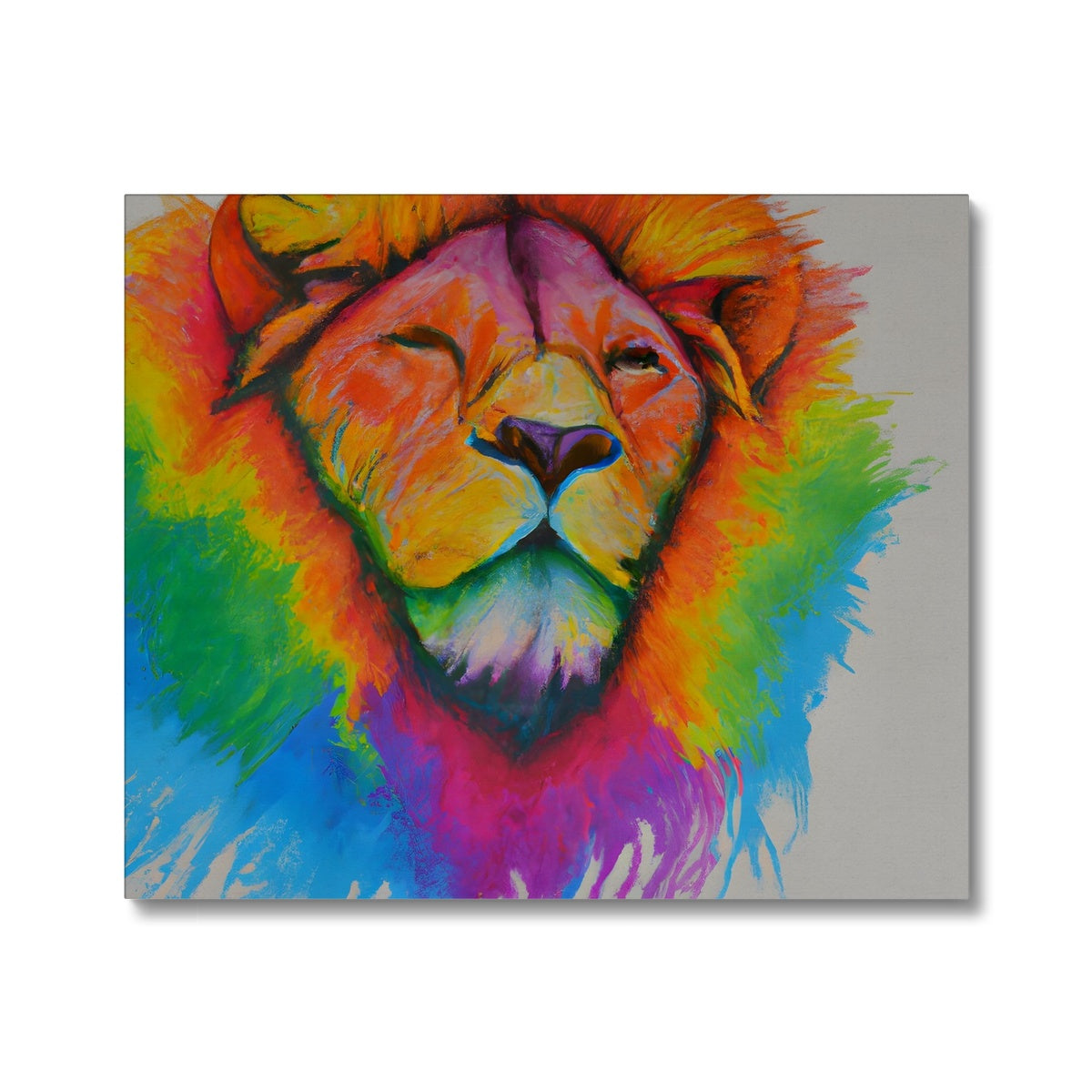 Rainbow Lion Canvas Prodigi