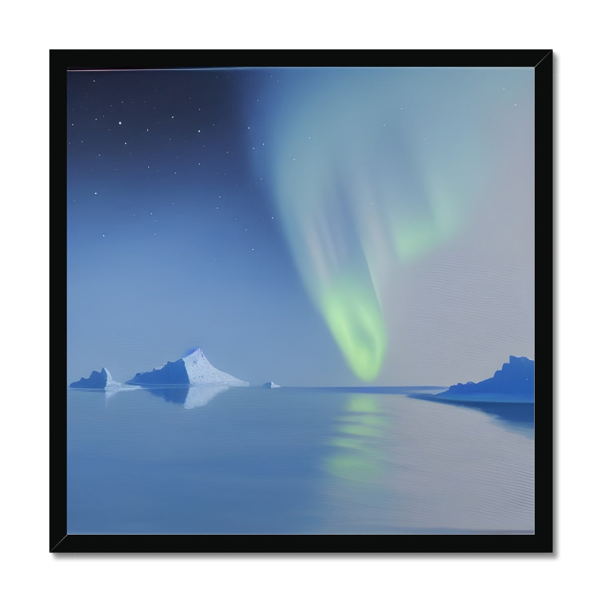 Aurora In A Ice World Framed Print Prodigi