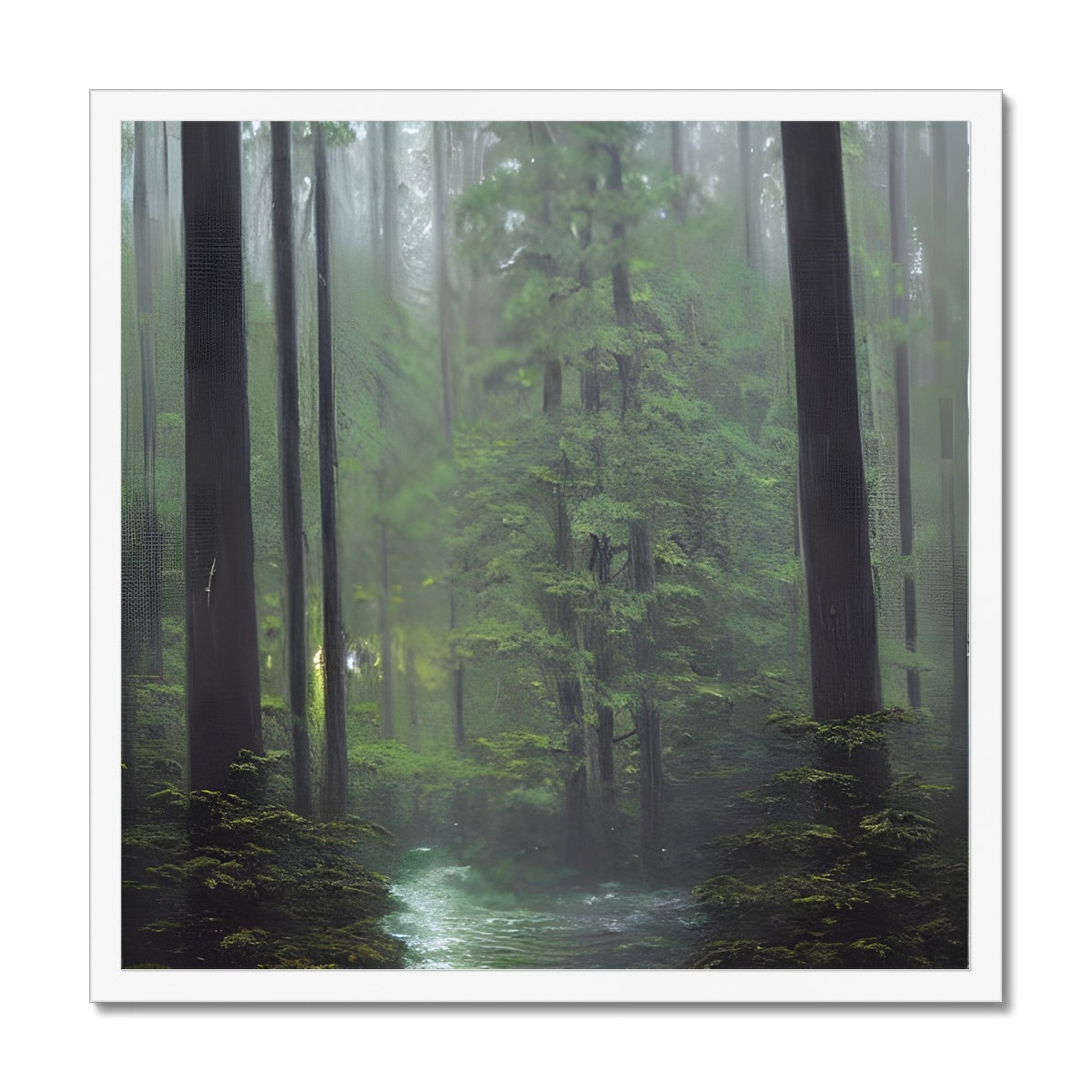 Rainy Forest Framed Print Prodigi