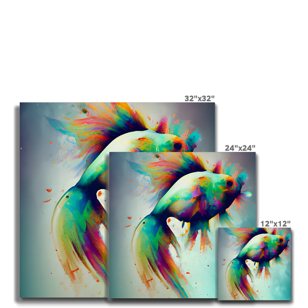 Jumping Fish Canvas Prodigi