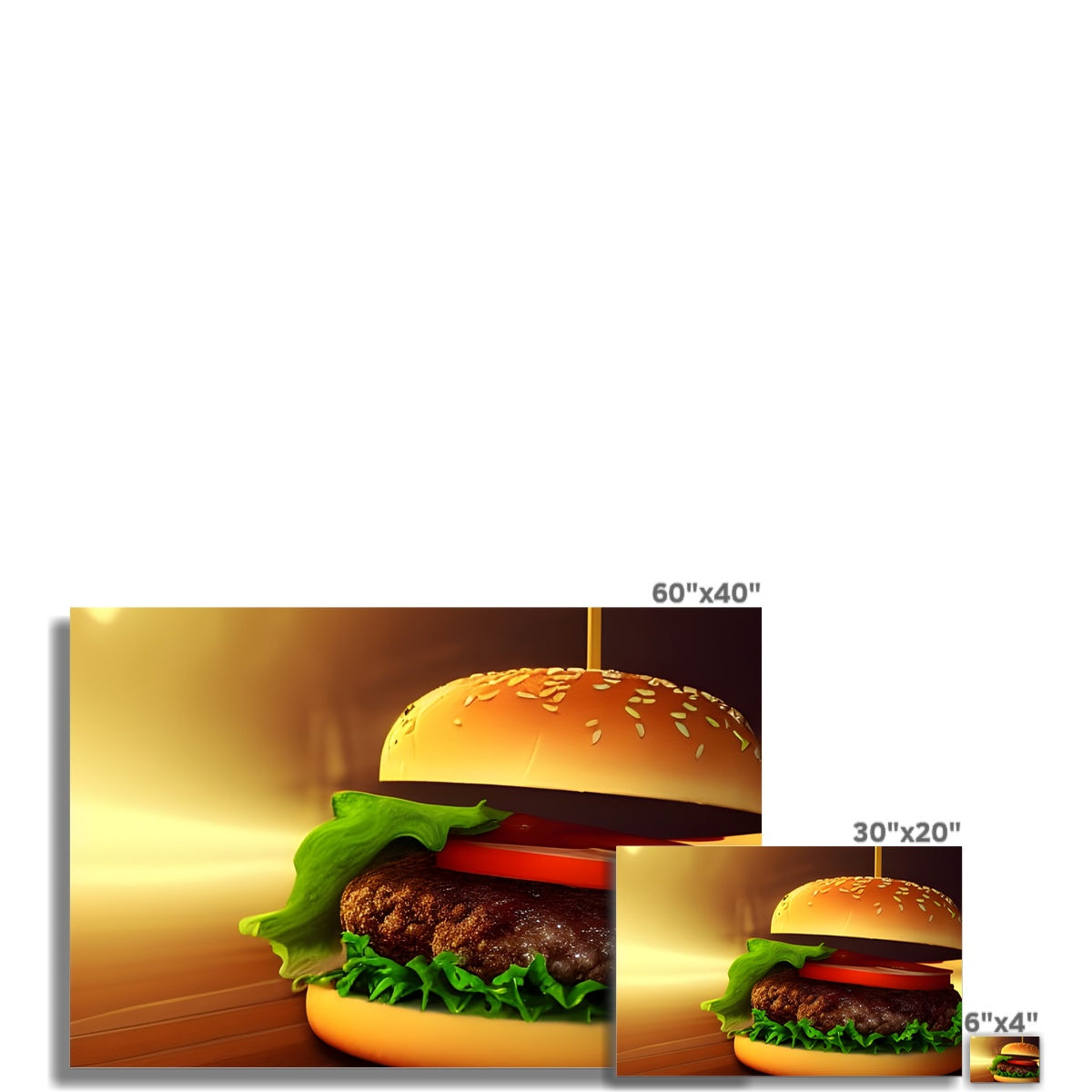 Burger Highlight Fine Art Print Prodigi