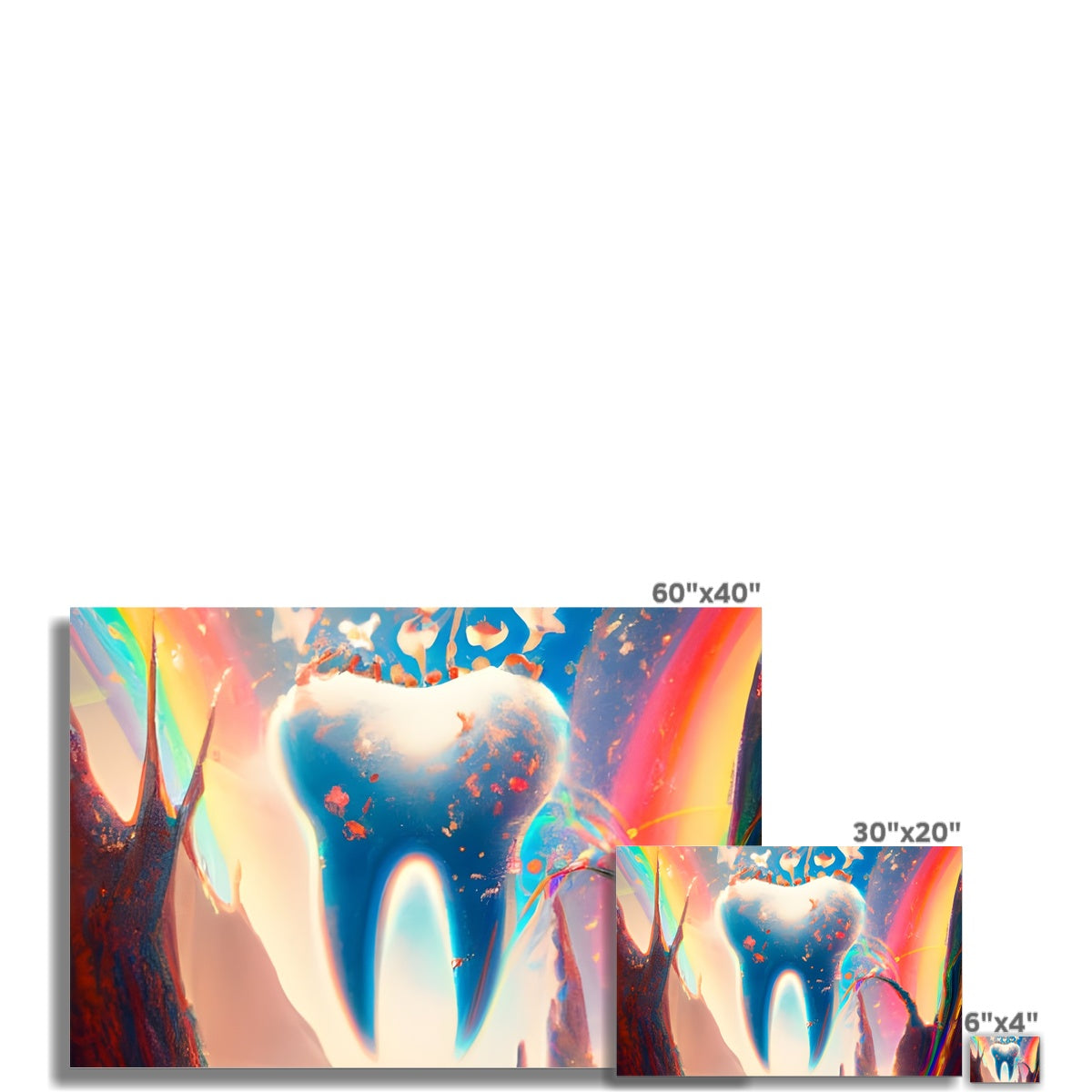 Tooth in Rainbows Fine Art Print Prodigi