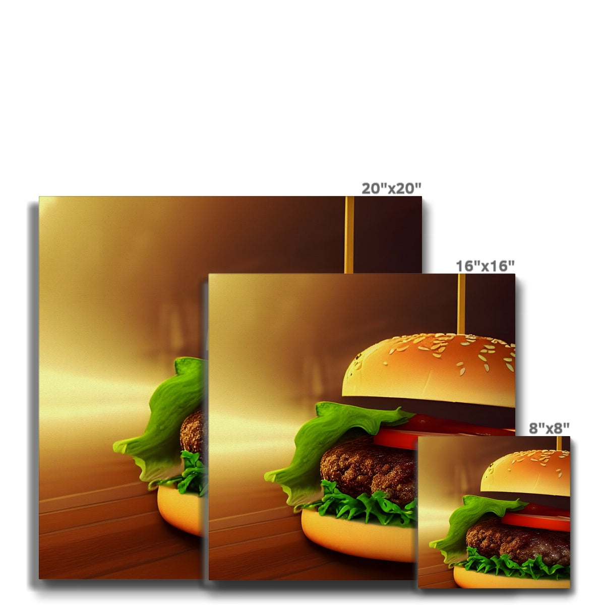 Burger Highlight Eco Canvas Prodigi