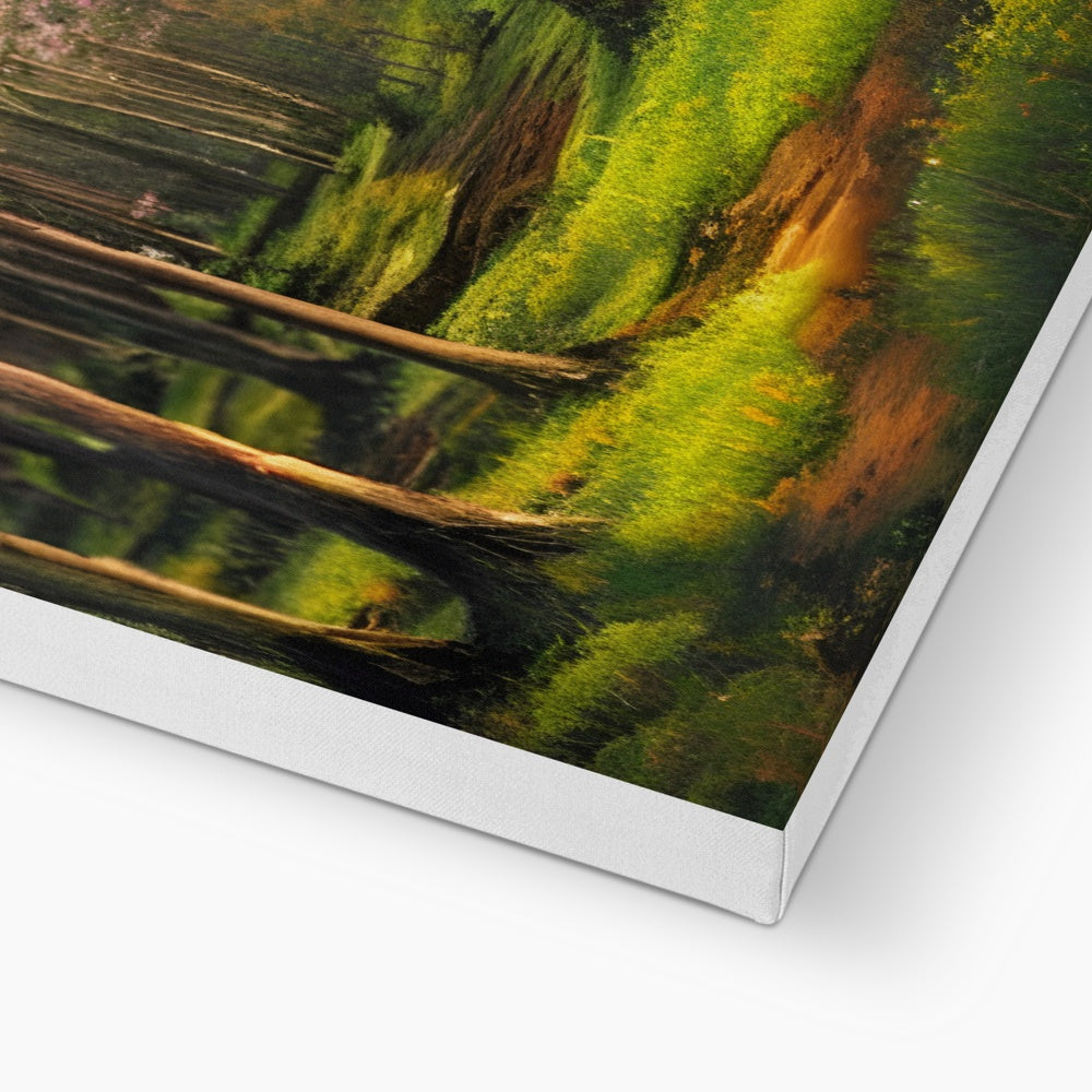 Cherry Blossom in a Forest Eco Canvas Prodigi