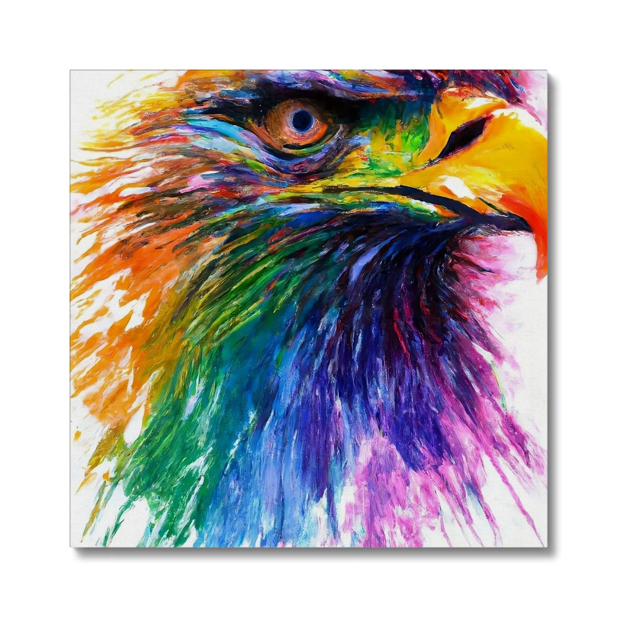 Rainbow Eagle Canvas Prodigi