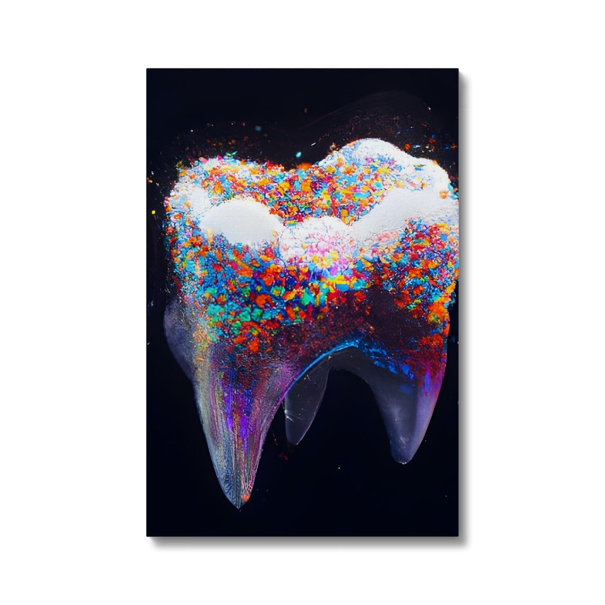 Tooth with Colour Sprinkles Eco Canvas Prodigi