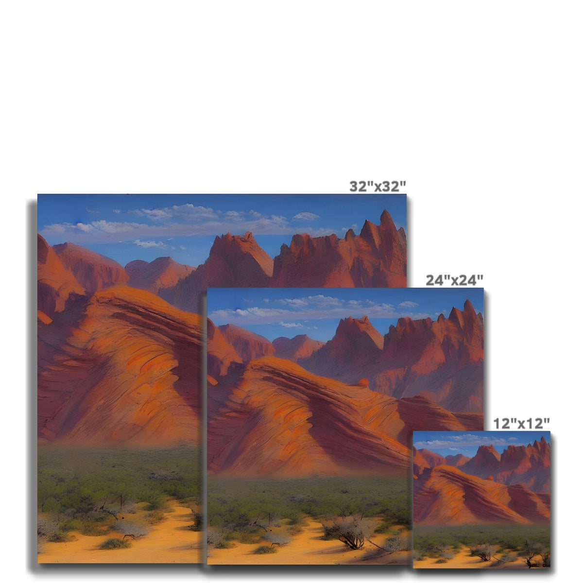 Desert Mountains Canvas Prodigi