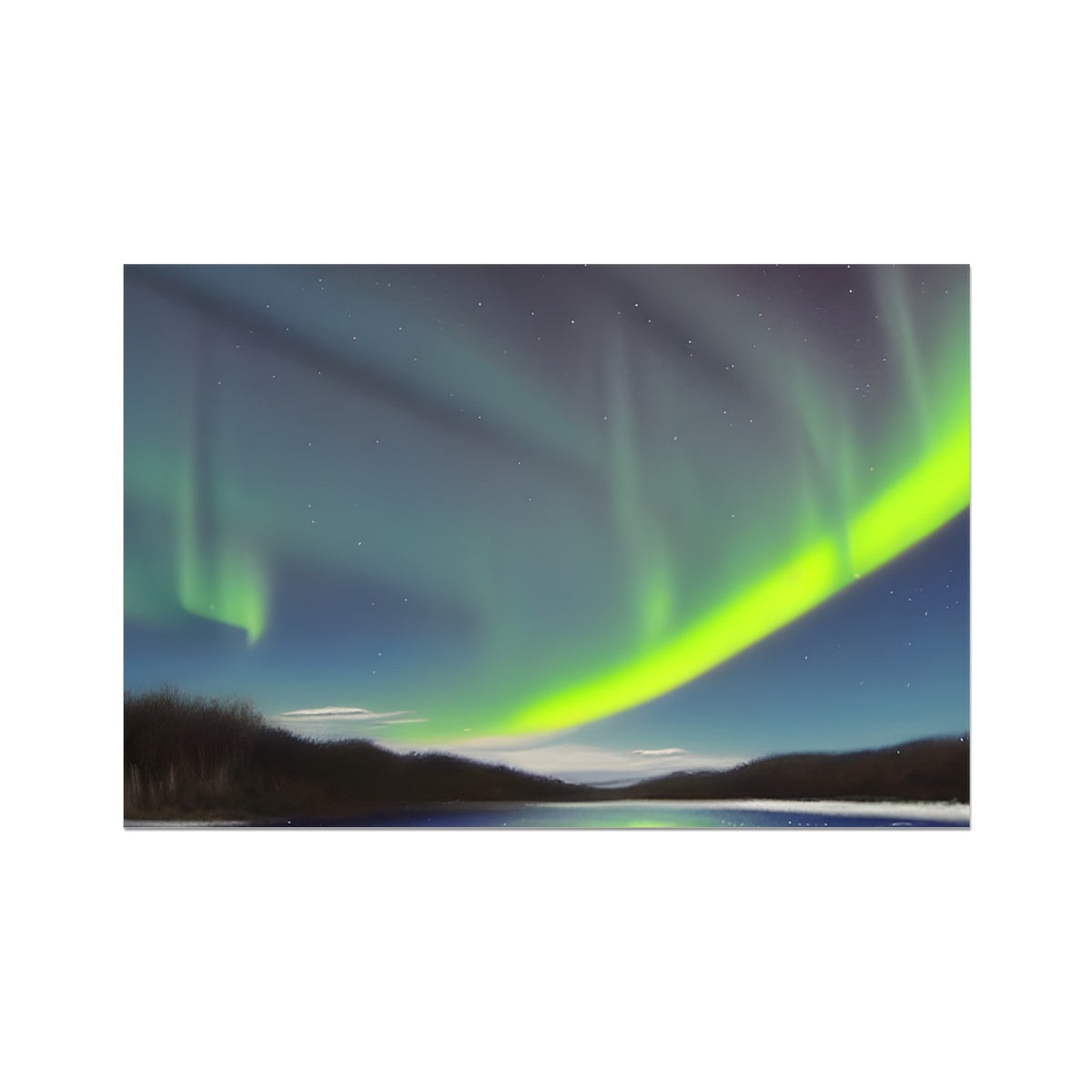 Aurora At Night Fine Art Print Prodigi