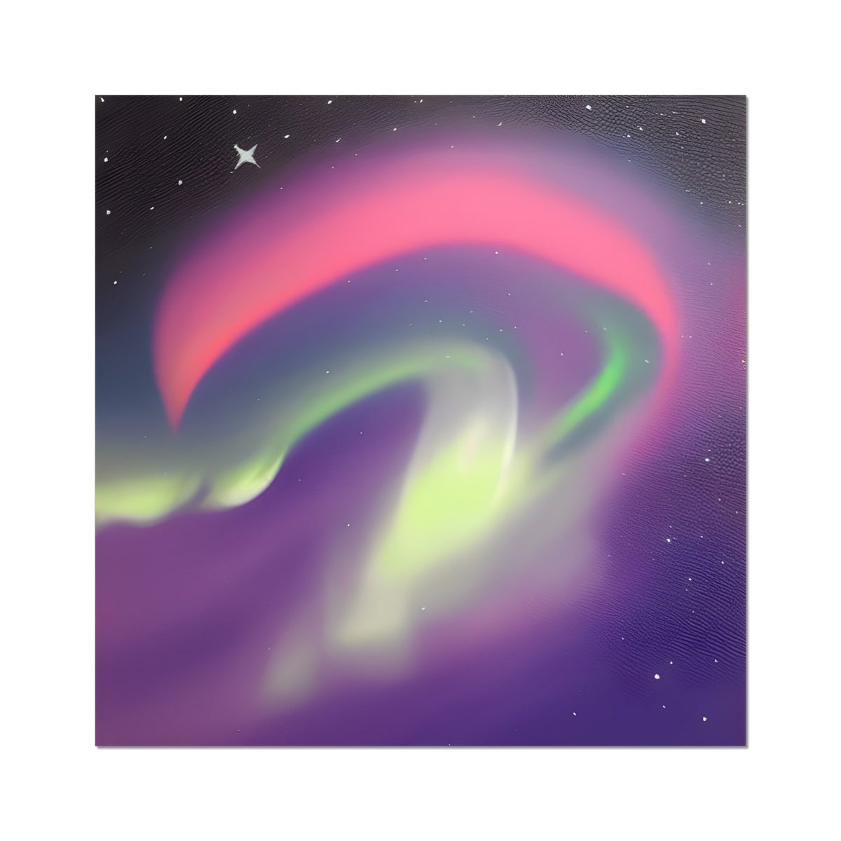 Multicolor Aurora Waves Fine Art Print Prodigi