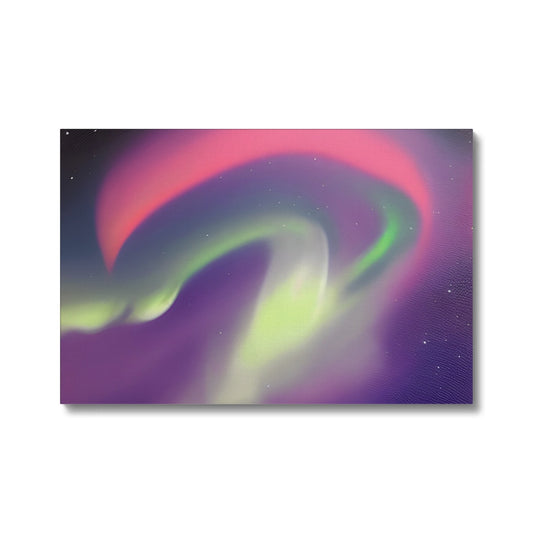 Multicolor Aurora Waves Eco Canvas Prodigi