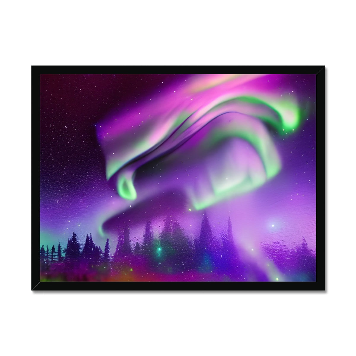 Aurora In A Sparkling Night Framed Print Prodigi