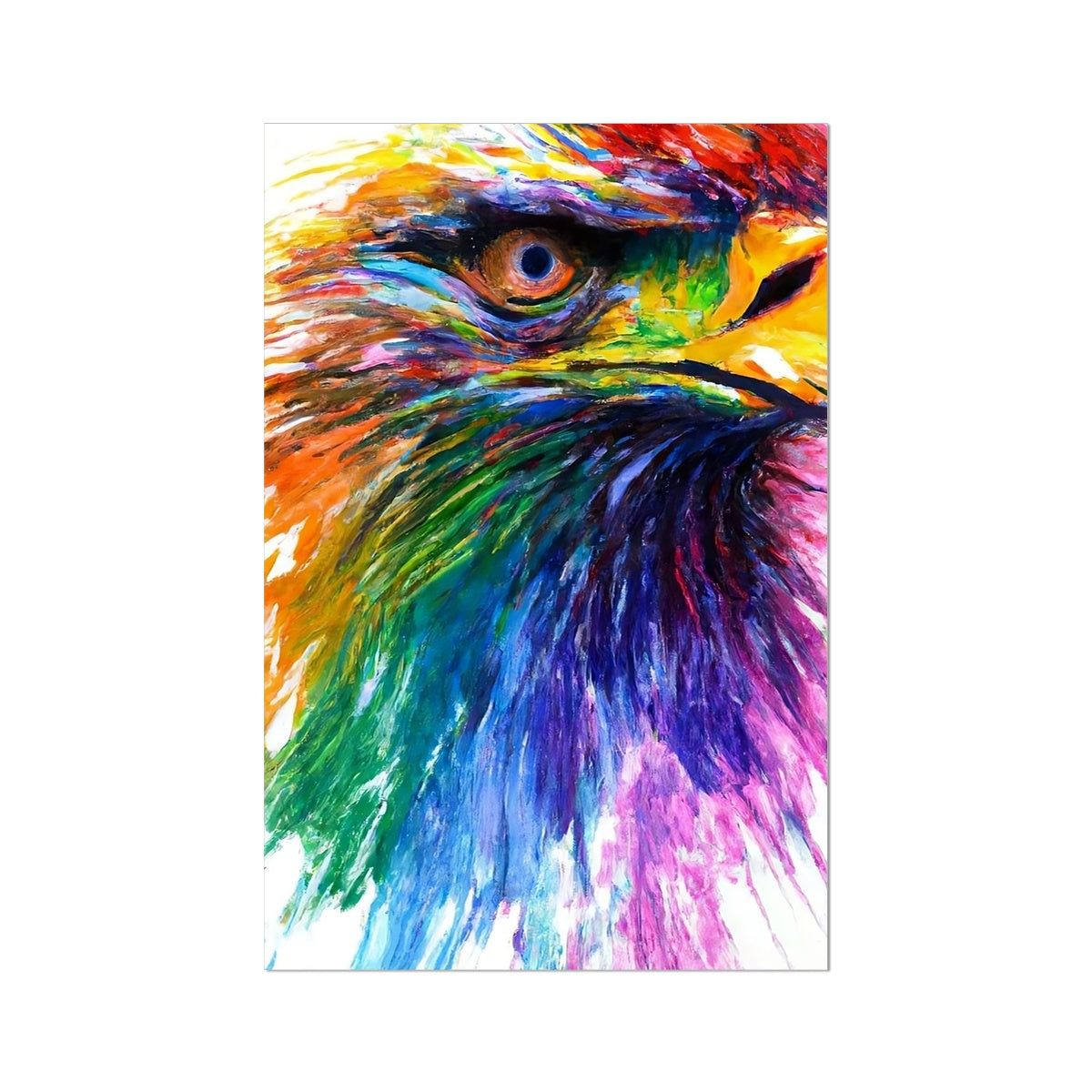 Rainbow Eagle Fine Art Print Prodigi