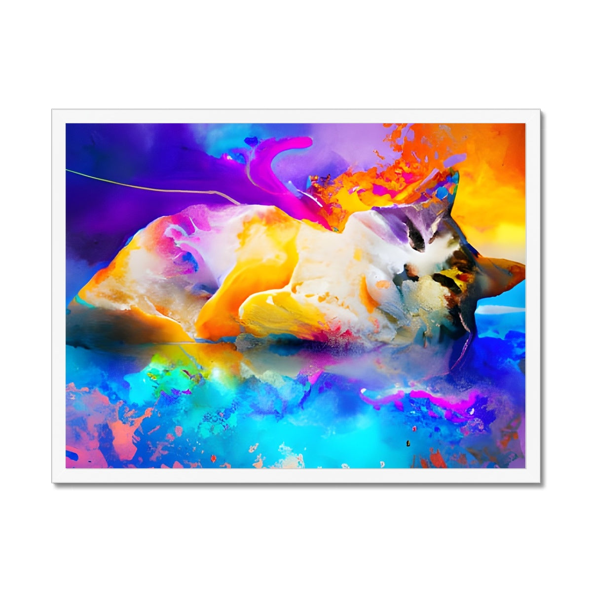 Cat's Dream Framed Print Prodigi