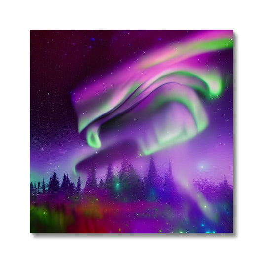 Aurora In A Sparkling Night Canvas Prodigi