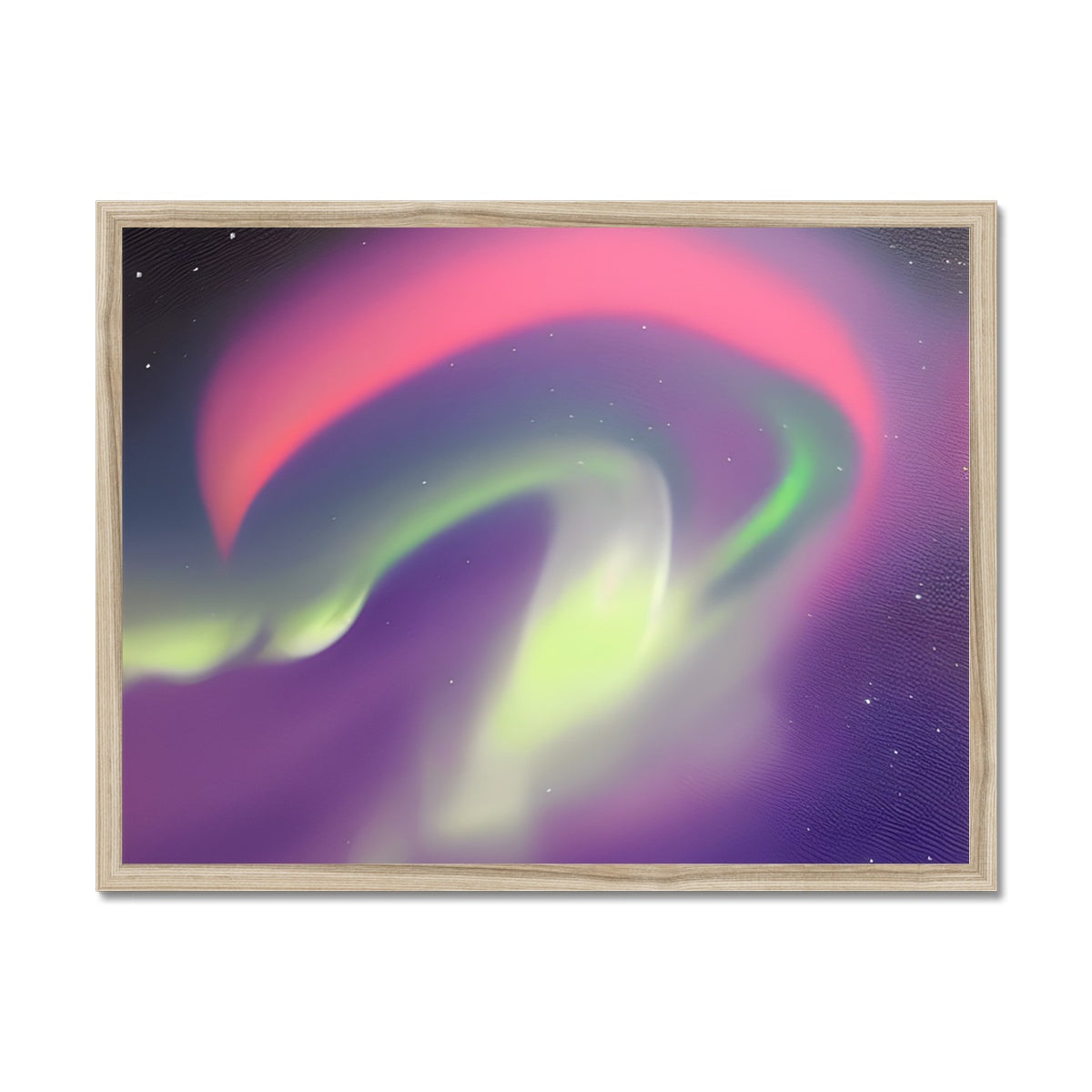 Multicolor Aurora Waves Framed Print Prodigi