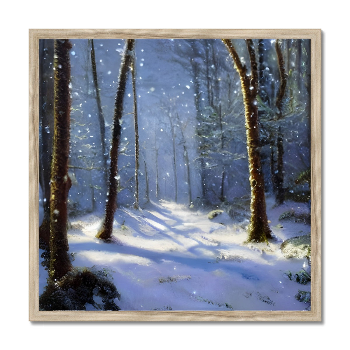 Snowy Forest Framed Print Prodigi