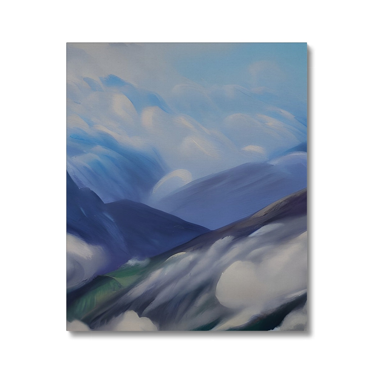 Cloudy Mountains Canvas Prodigi