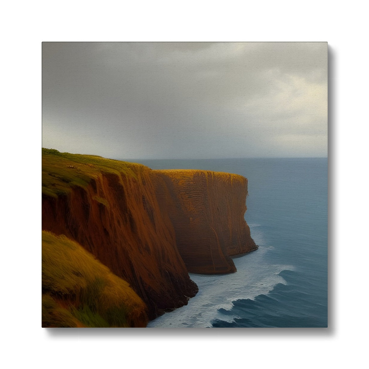 Storm Approaching A Cliff Eco Canvas Prodigi