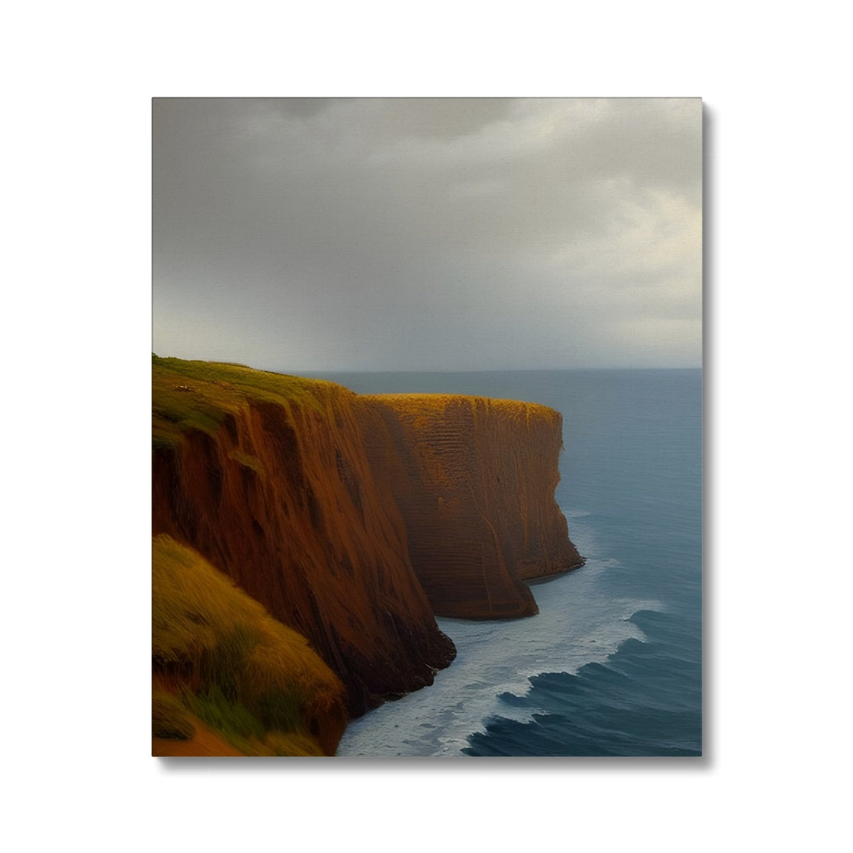 Storm Approaching A Cliff Canvas Prodigi