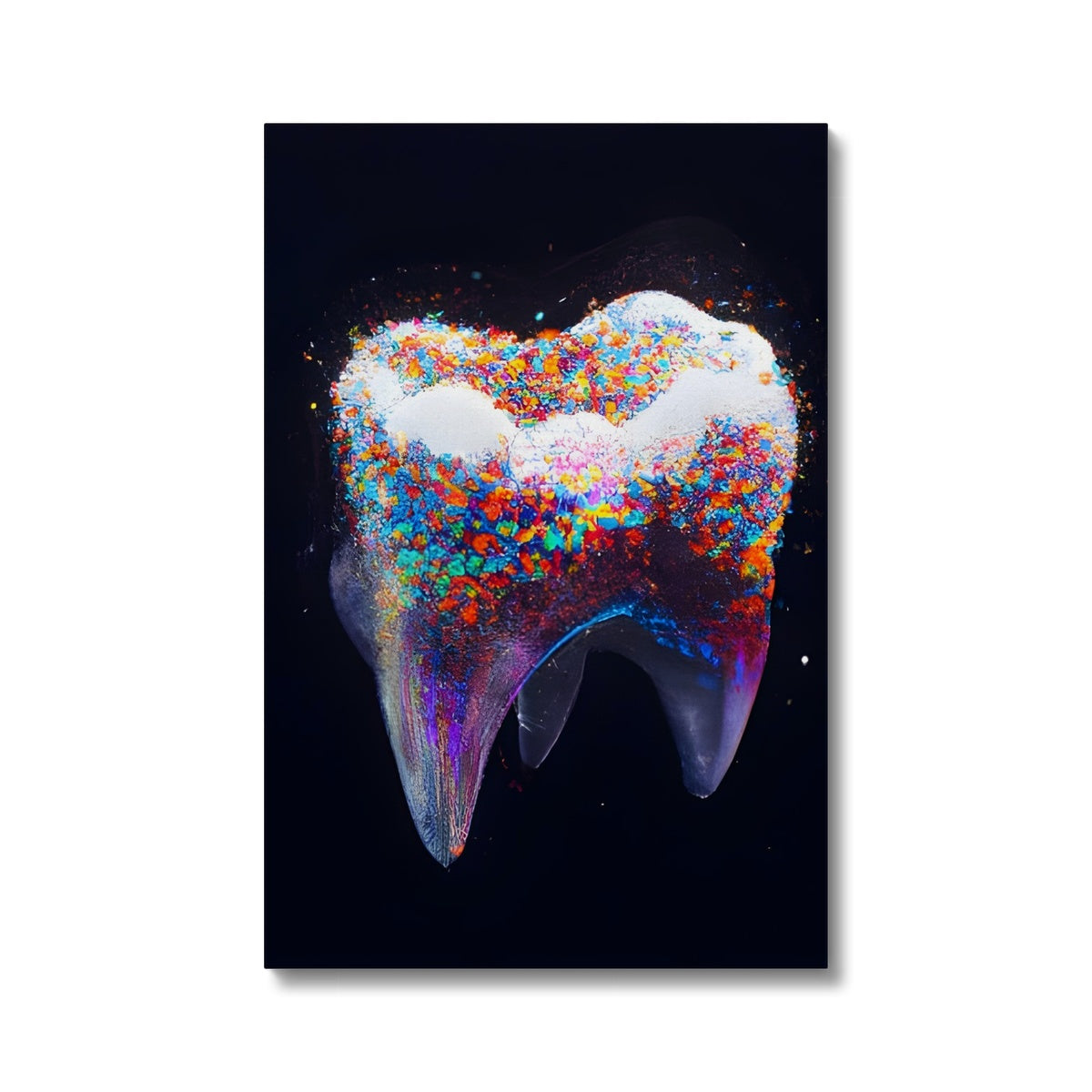 Tooth with Colour Sprinkles Eco Canvas Prodigi