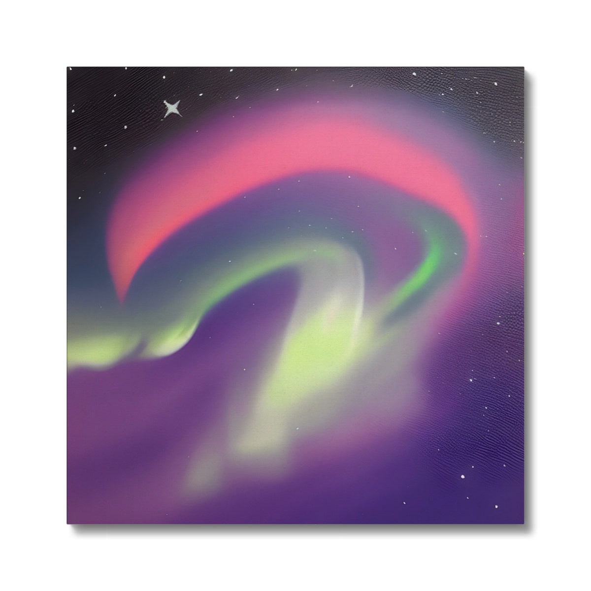 Multicolor Aurora Waves Canvas Prodigi