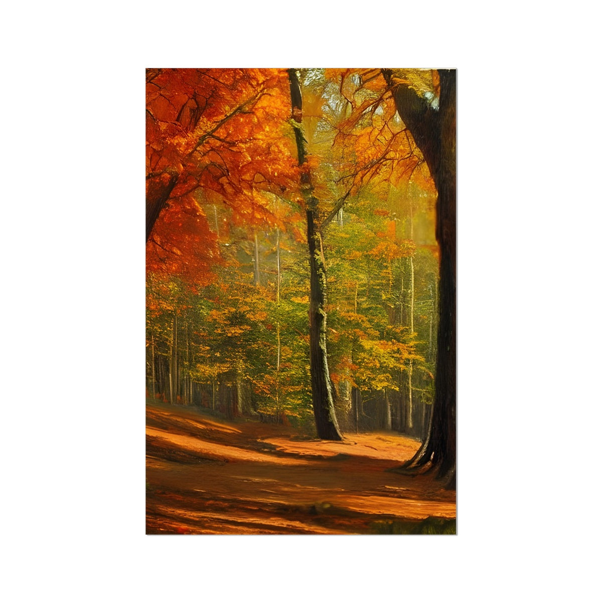 Forest kissed by Autumn  Fine Art Print Prodigi