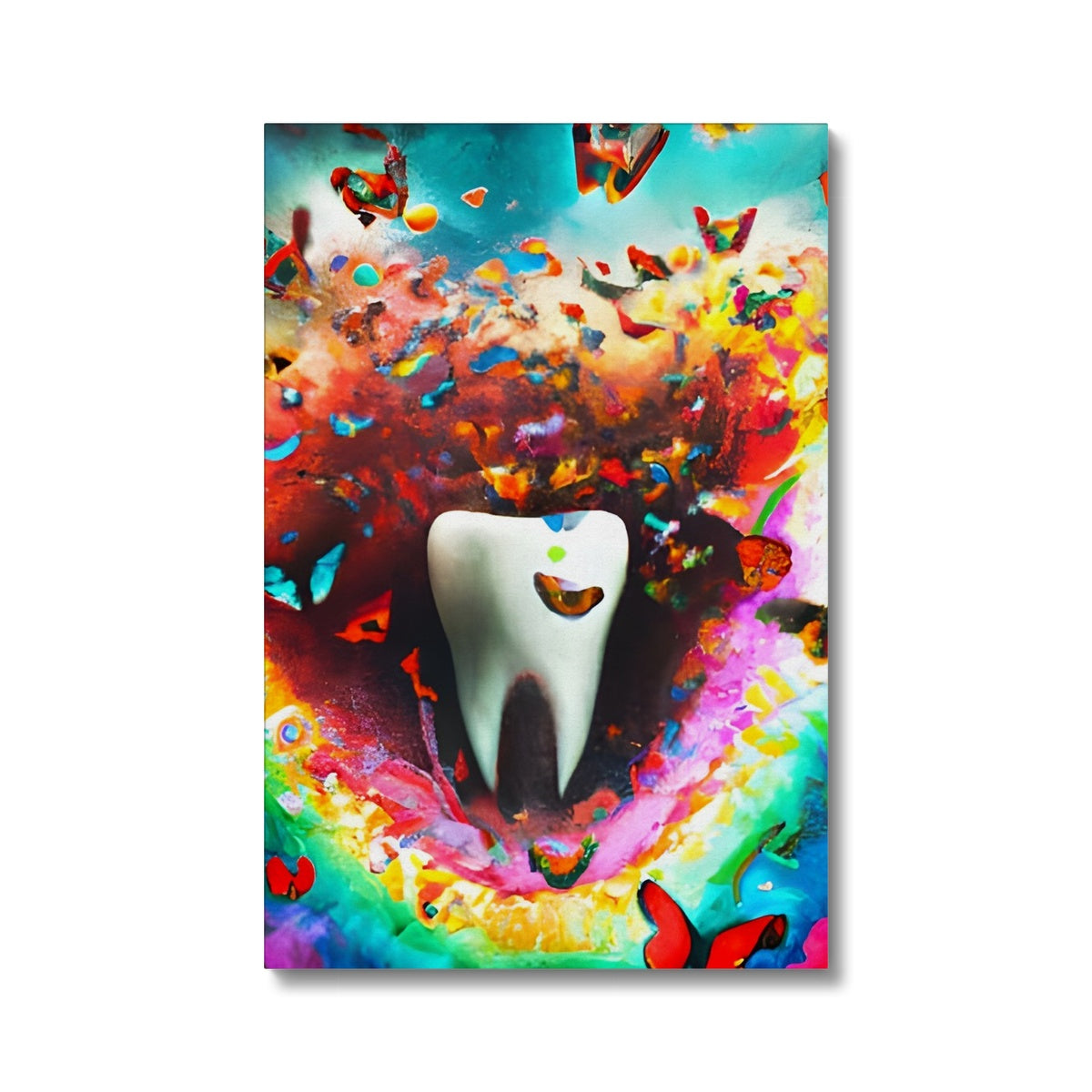 Tooth in Butterfly Storm Eco Canvas Prodigi