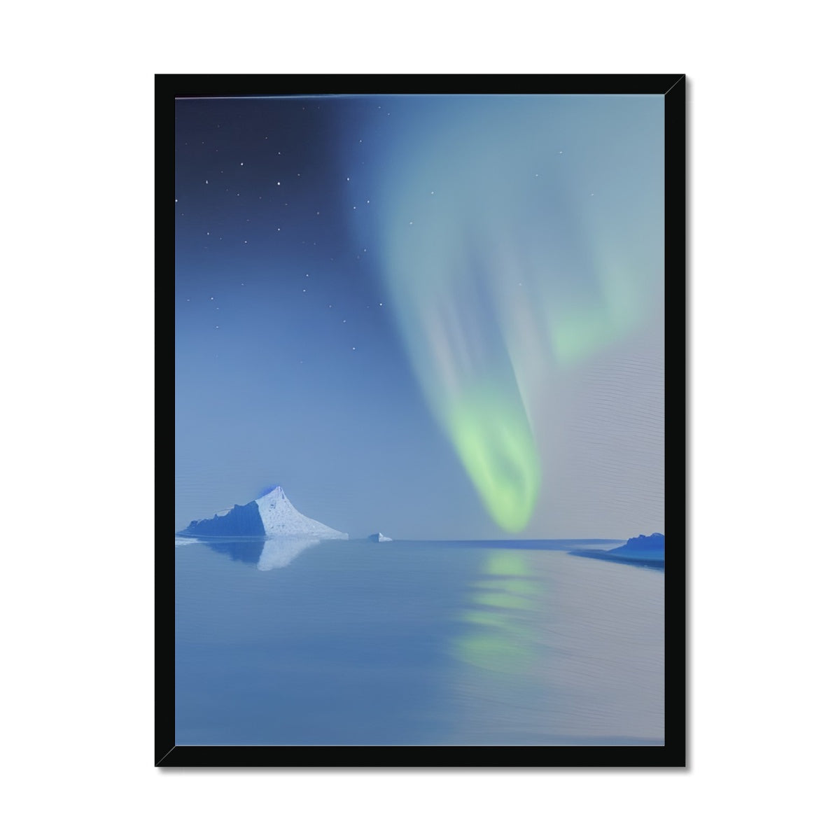 Aurora In A Ice World Framed Print Prodigi