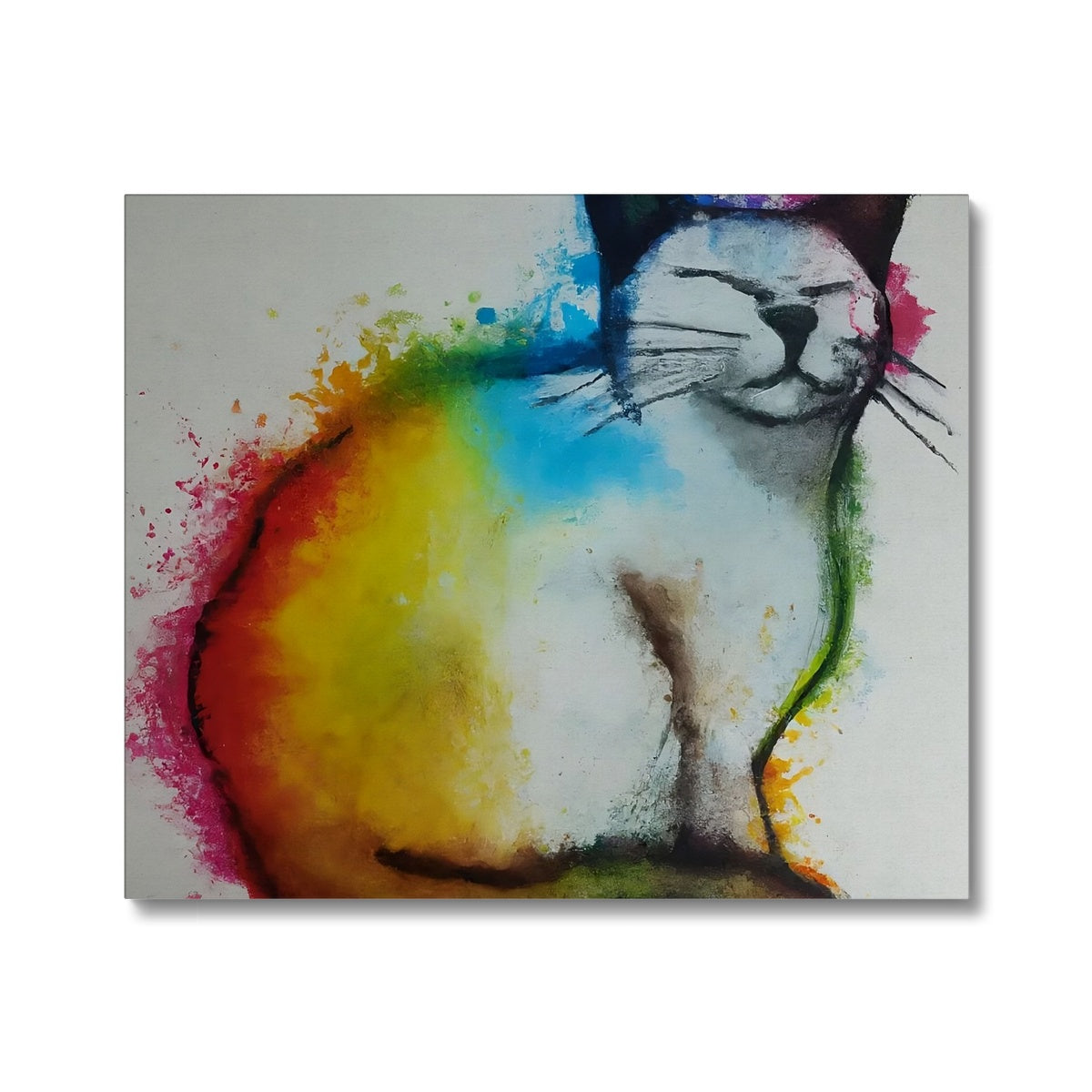 Rainbow Cat Canvas Prodigi