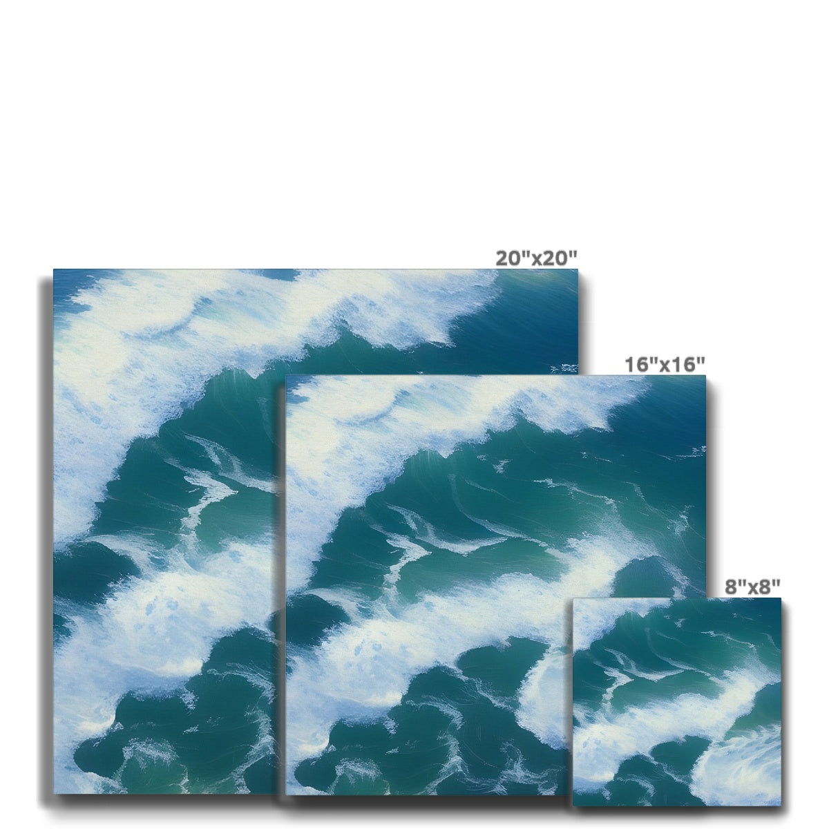 Colliding Waves Eco Canvas Prodigi