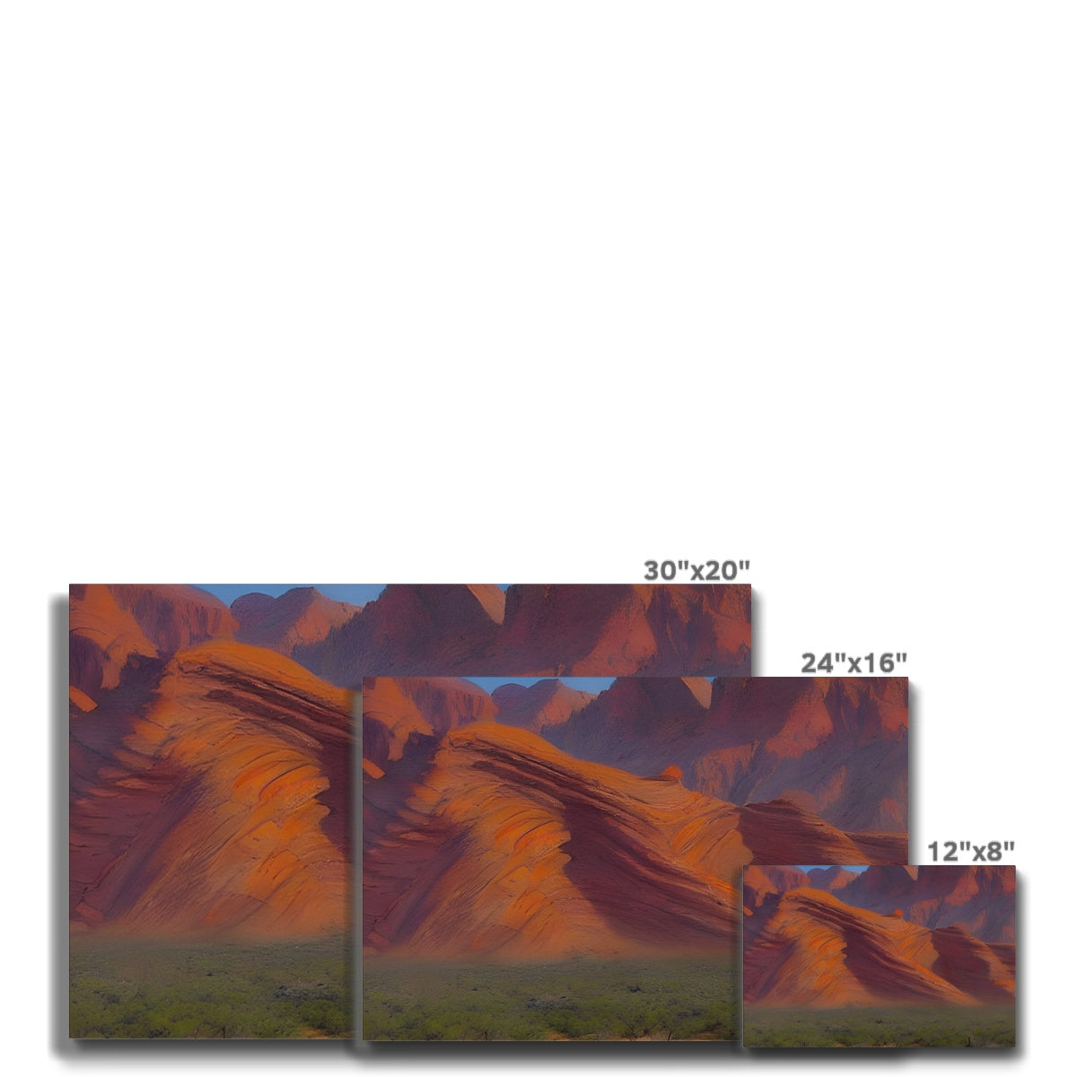 Desert Mountains Eco Canvas Prodigi