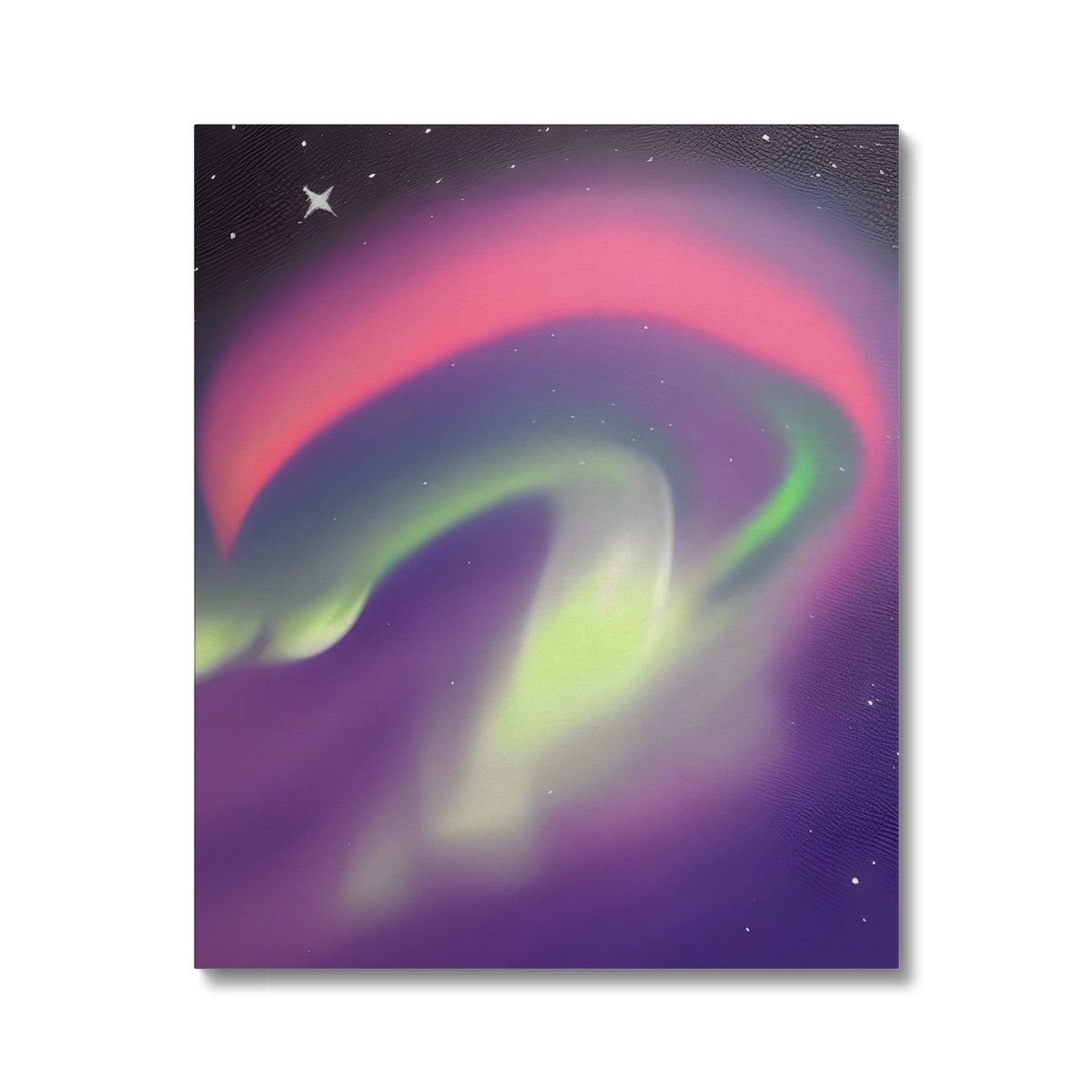 Multicolor Aurora Waves Canvas Prodigi