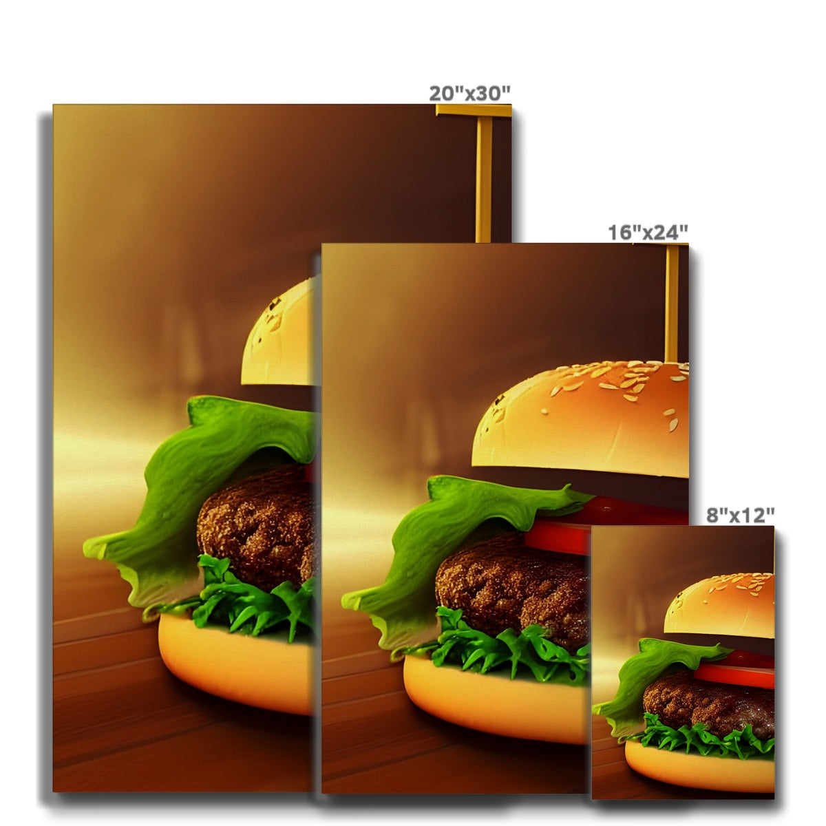 Burger Highlight Eco Canvas Prodigi