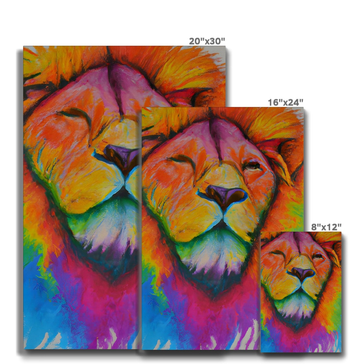 Rainbow Lion Eco Canvas Prodigi