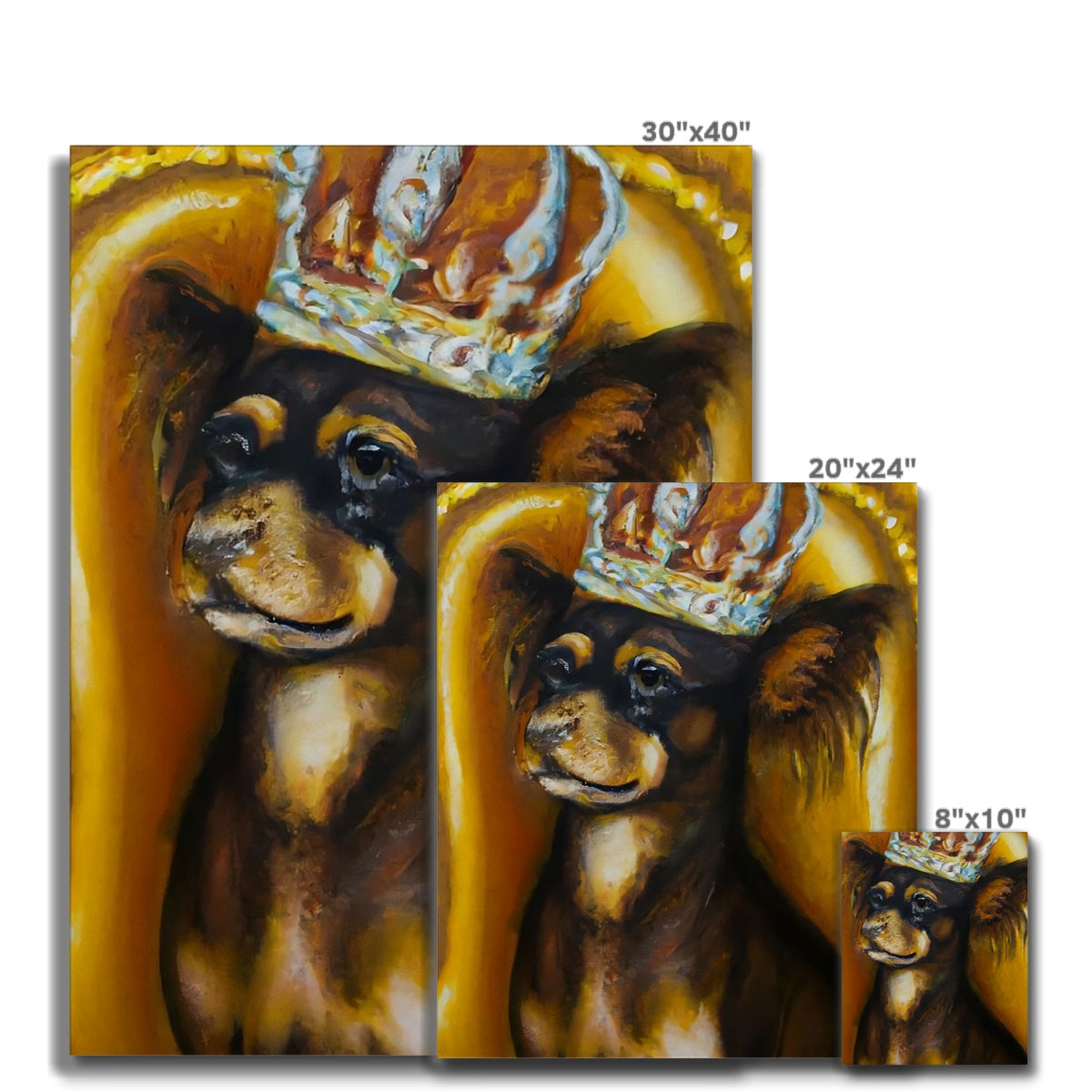 Dog King Canvas Prodigi