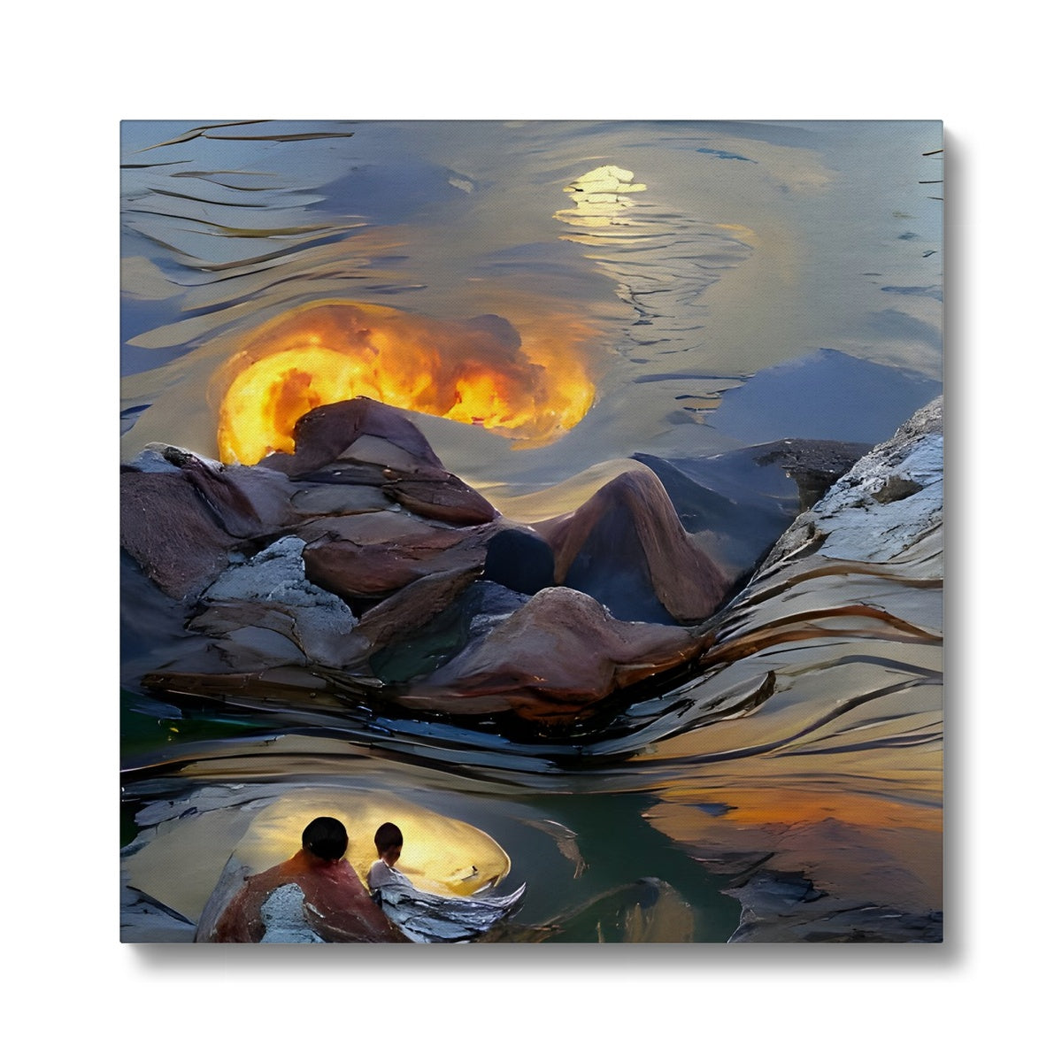 Mountains at Sunset Eco Canvas Prodigi