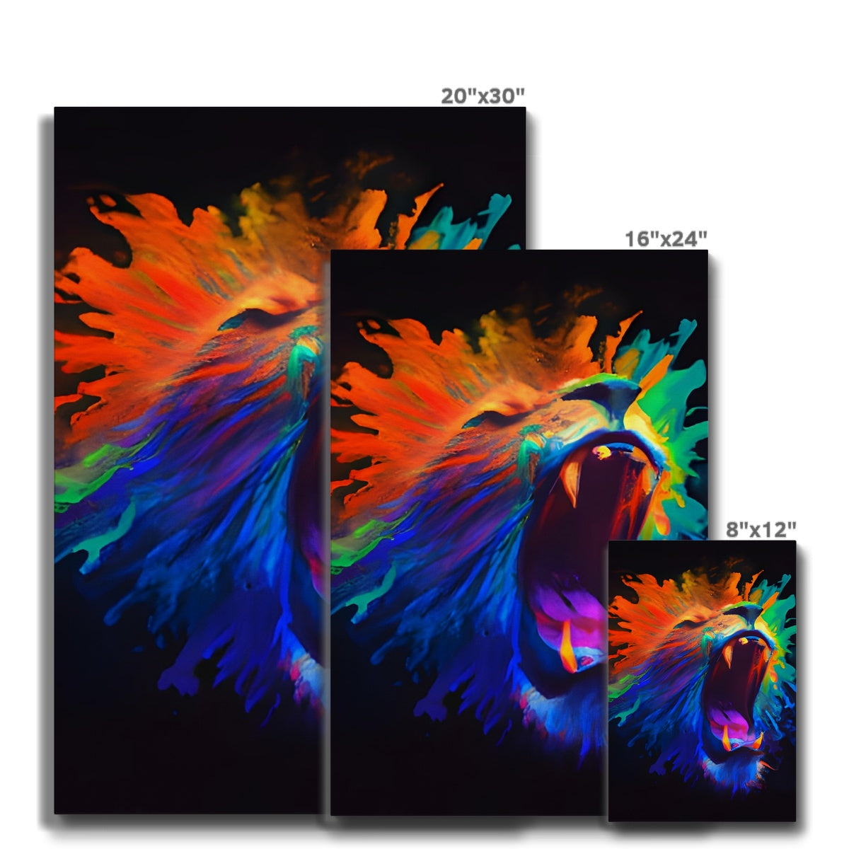 Lions Rainbow Roar Eco Canvas Prodigi