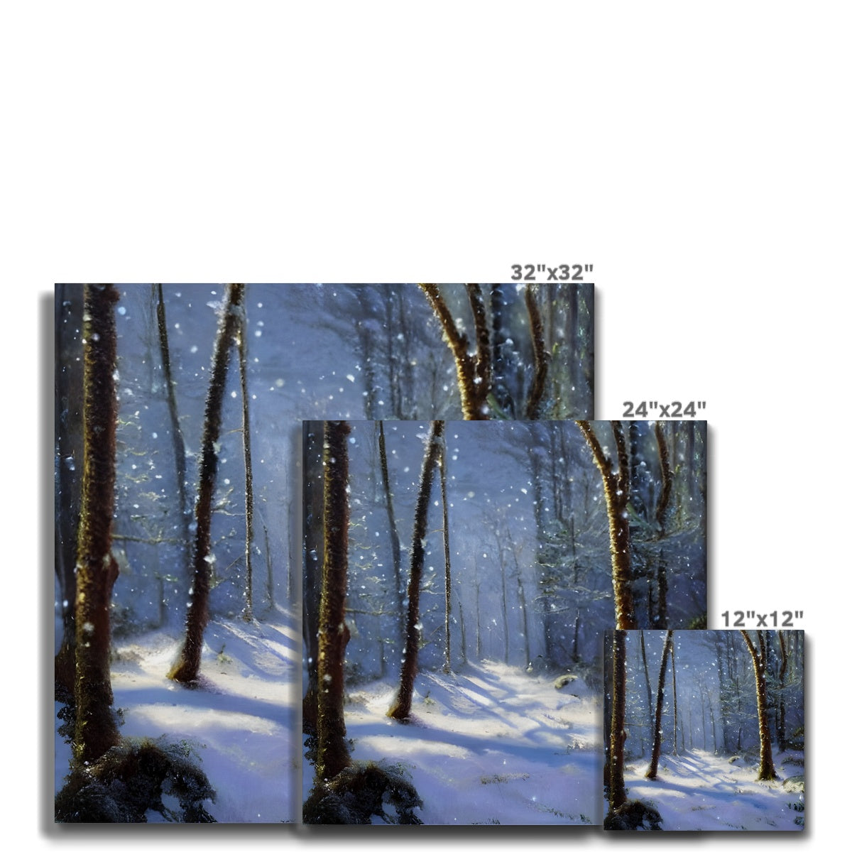 Snowy Forest Canvas Prodigi