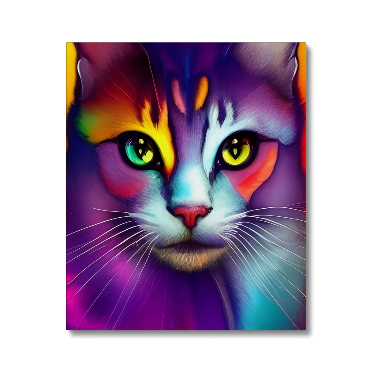 Colorful Cat Canvas Prodigi