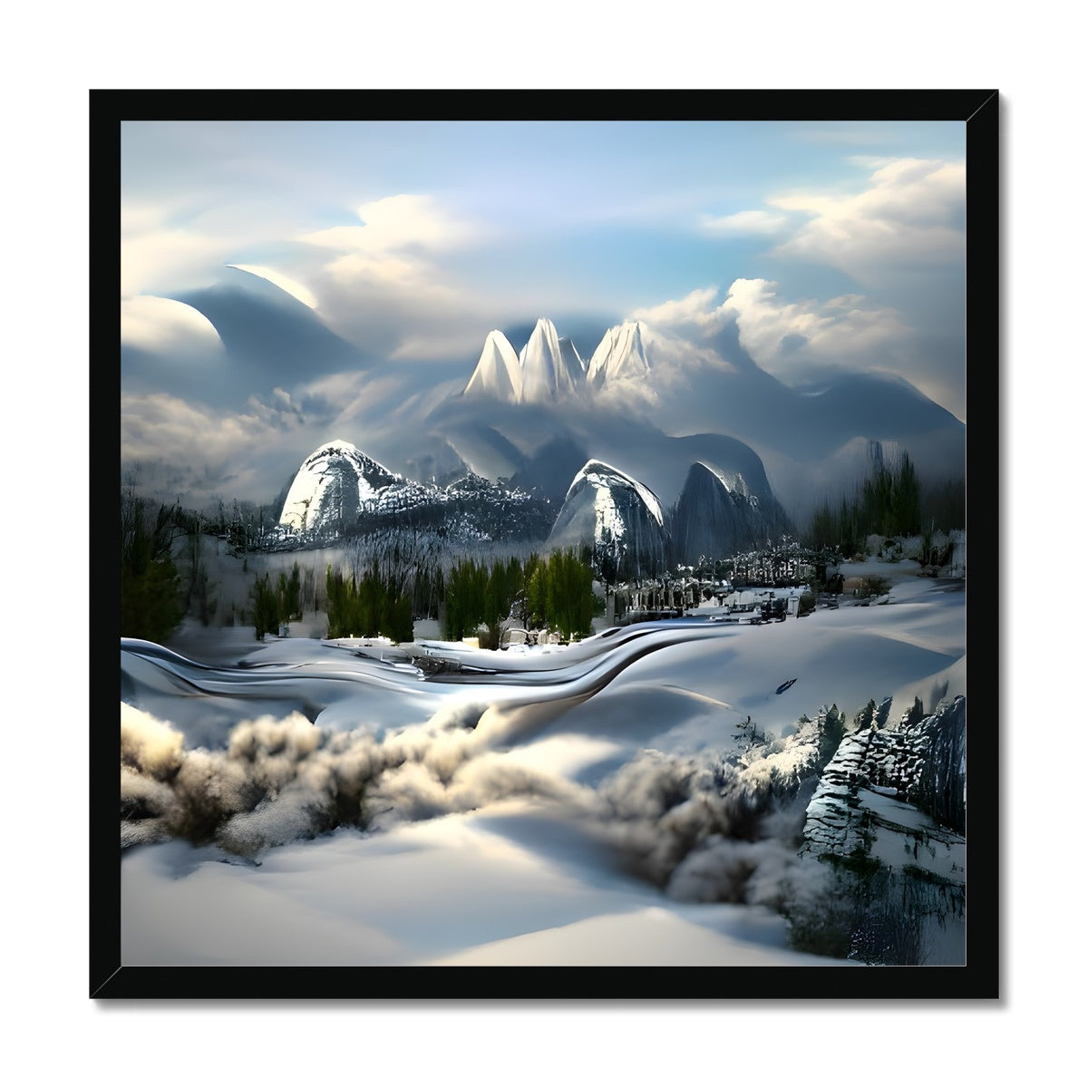 Winter Wonderland Framed Print Prodigi