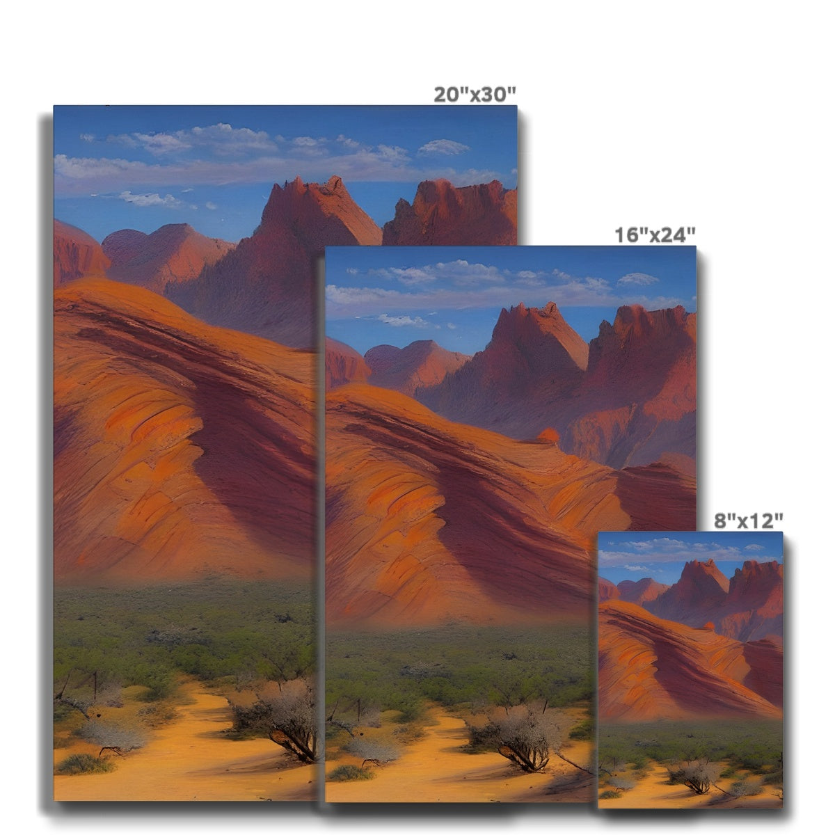 Desert Mountains Eco Canvas Prodigi