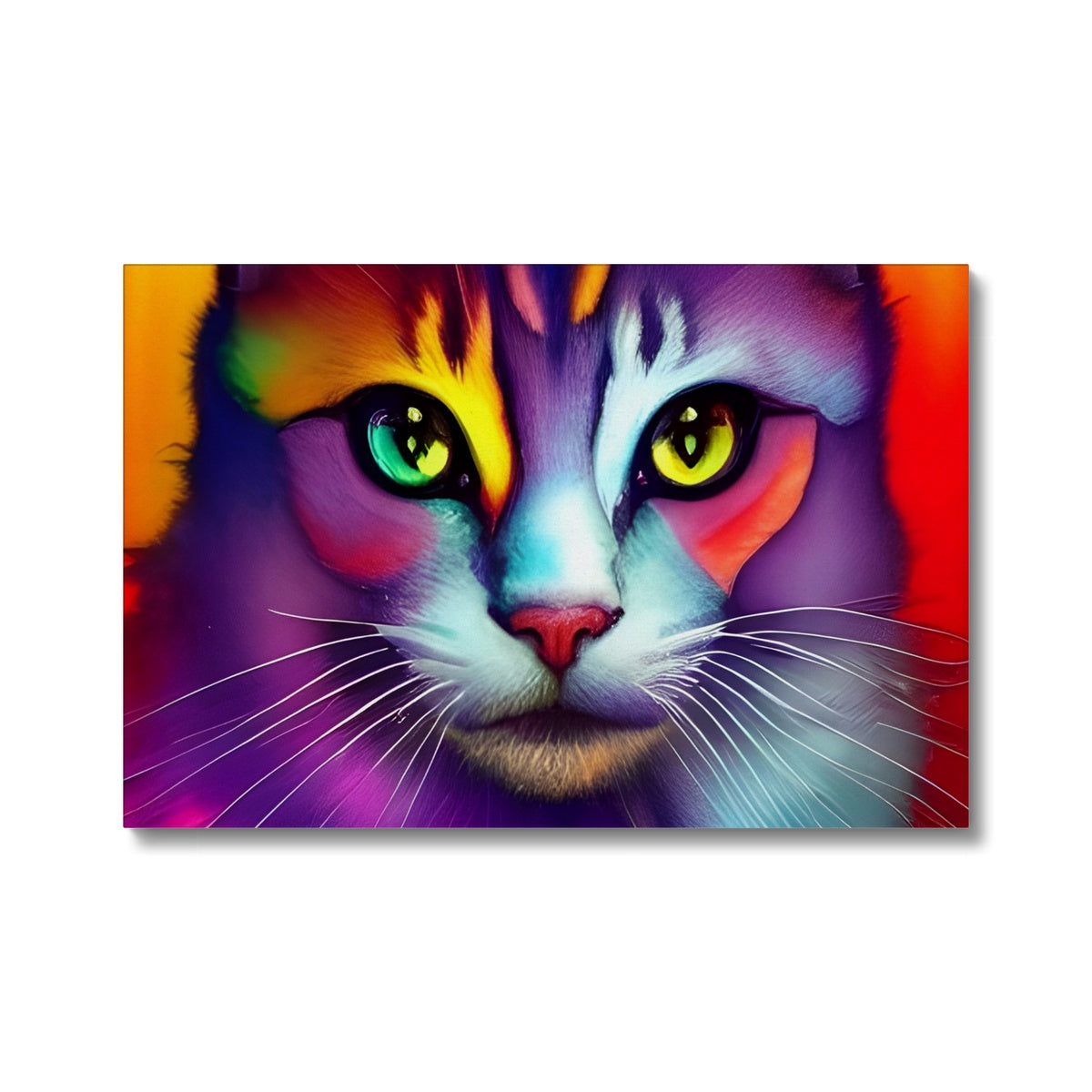 Colorful Cat Eco Canvas Prodigi