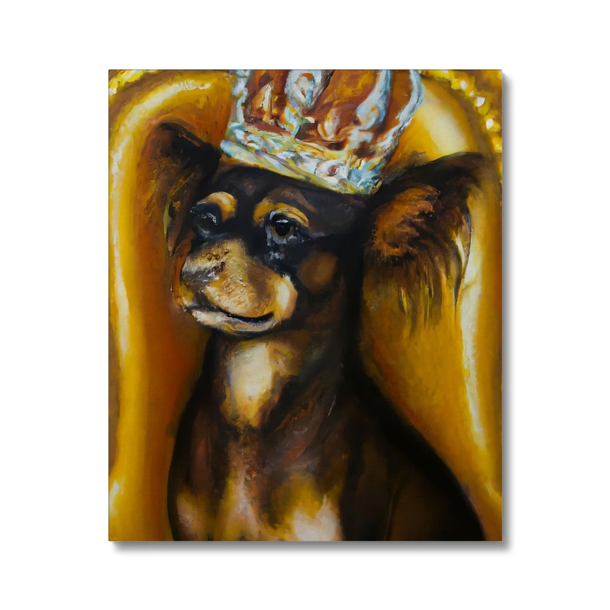 Dog King Canvas Prodigi