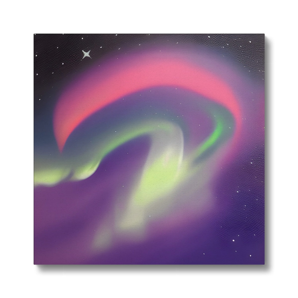 Multicolor Aurora Waves Eco Canvas Prodigi