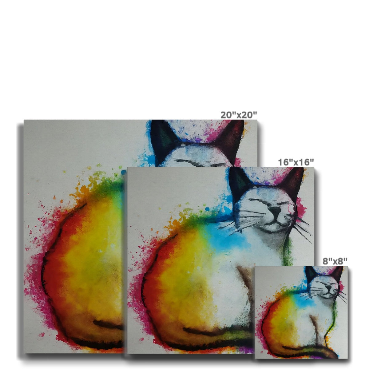 Rainbow Cat Eco Canvas Prodigi